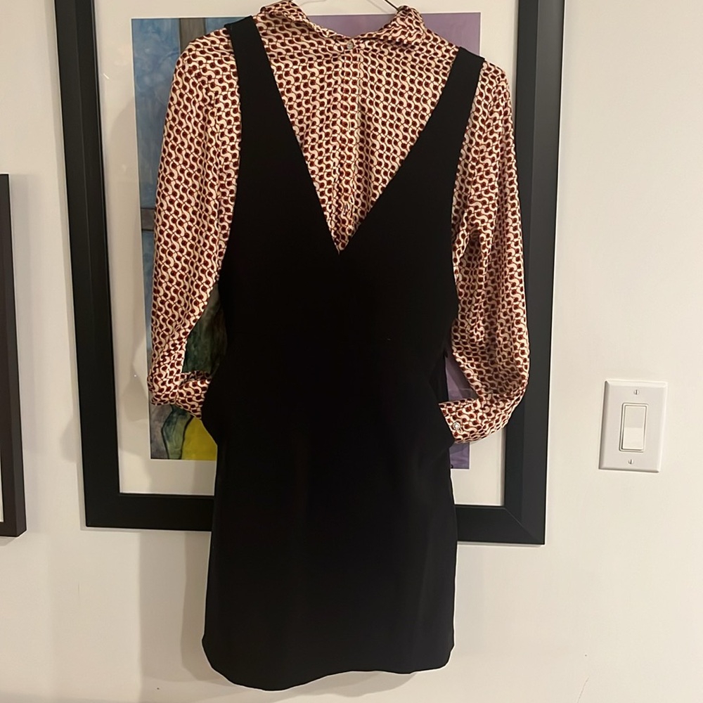 Black jumper dress